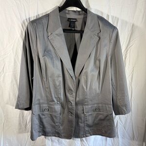 Lane Bryant Charcoal Blazer